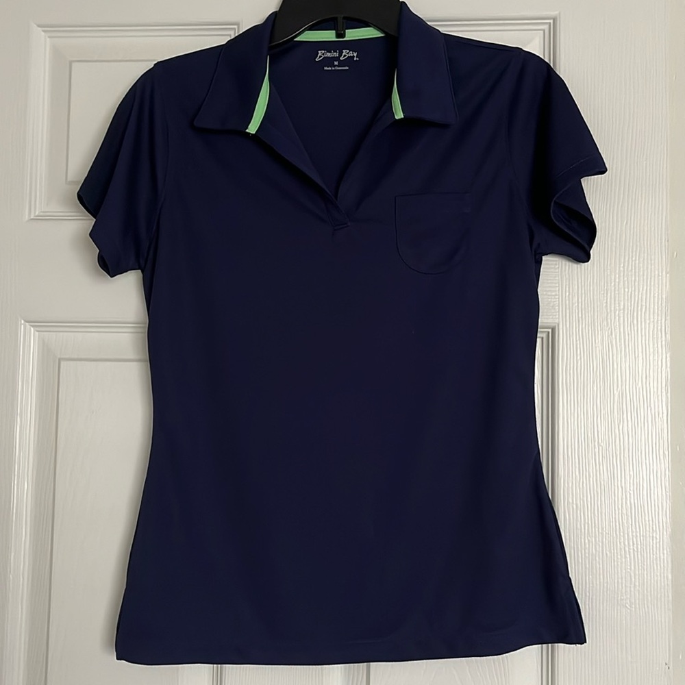 Bimini Bay Blue Polo Size Medium